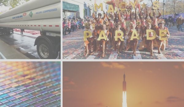 As a leading helium gas supplier, Messer considers helium to be more than just the invisible force that helps lift the balloons in the Parade. It fuels some of the world’s most advanced technologies, from healthcare to high-tech manufacturing, space exploration, clean energy research and more.