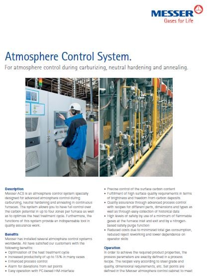 Atmosphere Control System