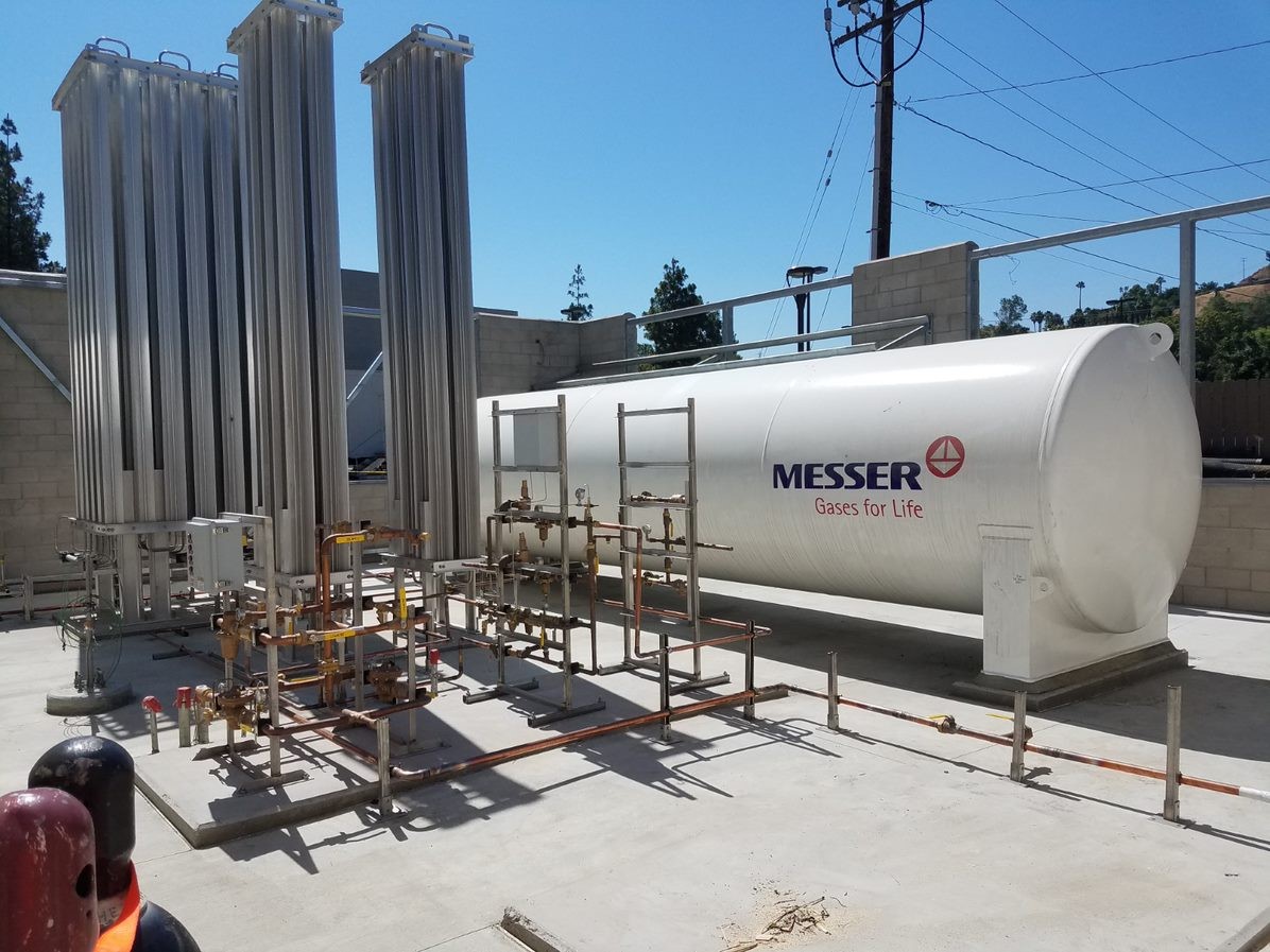 LLUMC Counts on Messer to Provide New Bulk Medical Oxygen Station