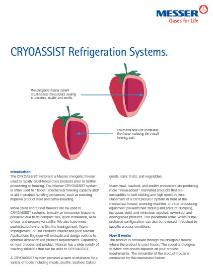 CRYOASSIST Refrigeration Systems