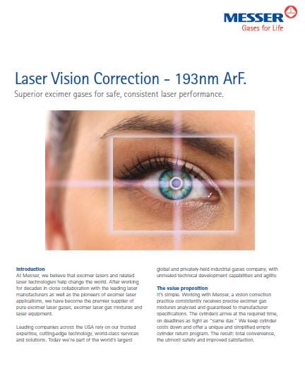 Excimer Laser Gases