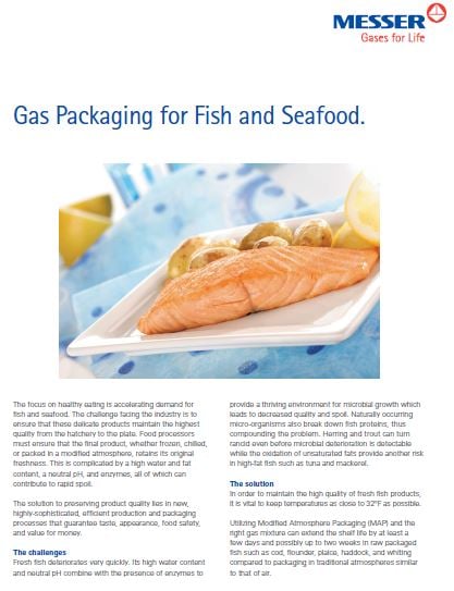 Gas Packaging for Fish and Seafood