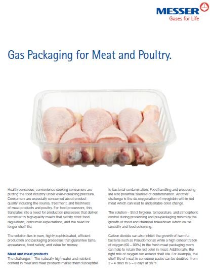 Gas Packaging for Meat and Poultry