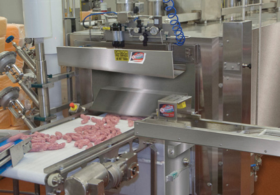 messer impingement freezer for sausage processing