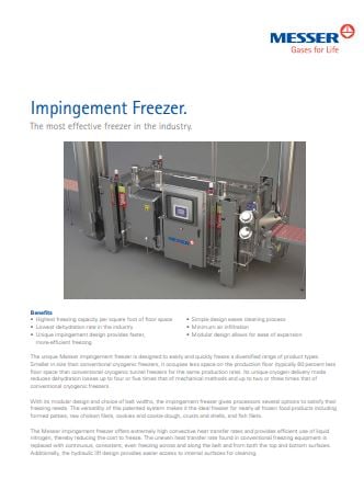 Impingement Freezer