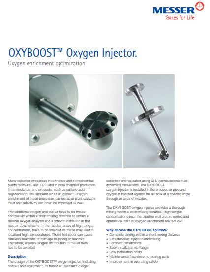 OXYBOOST™ Oxygen Injector