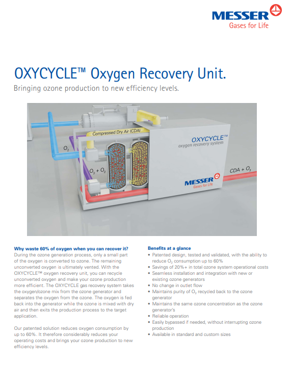 Messer's OXYCYCLE™ Oxygen Recovery Unit 