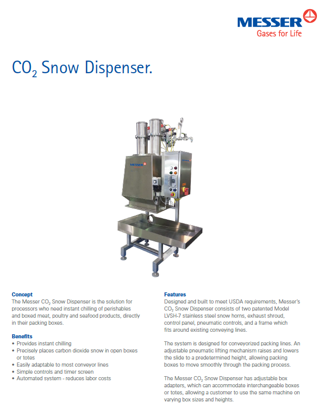 Messer's Snow Dispenser